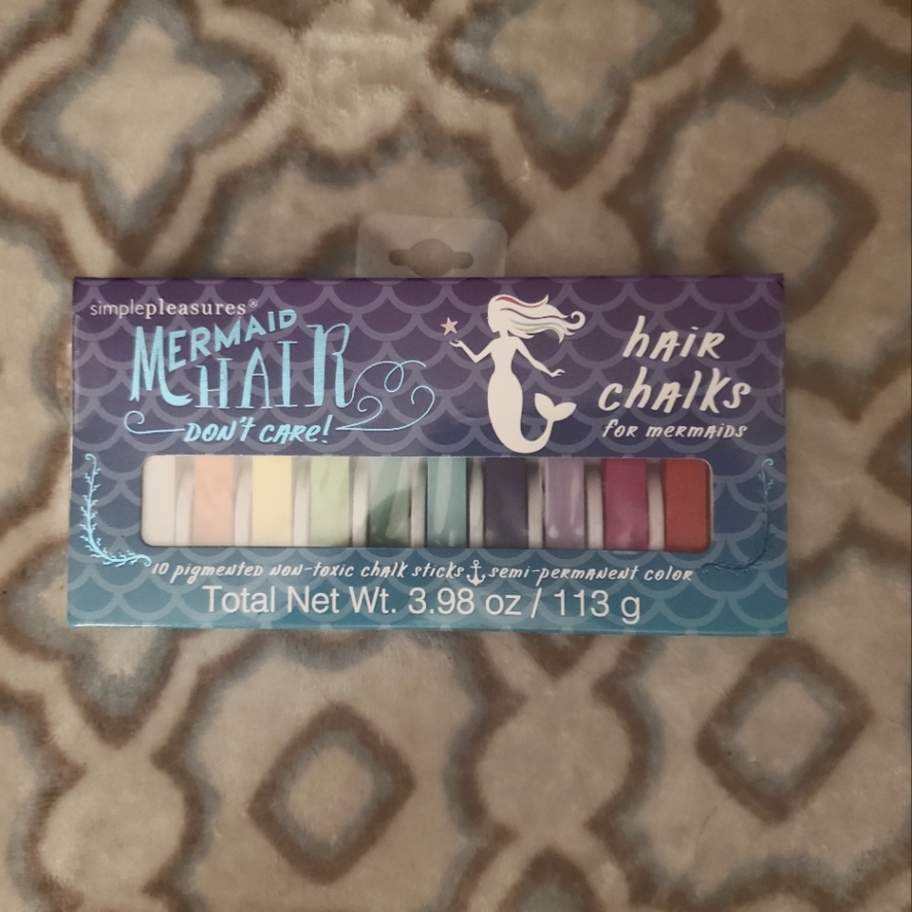 Simplepleasures 10 different hair chalk colors semi-permant color